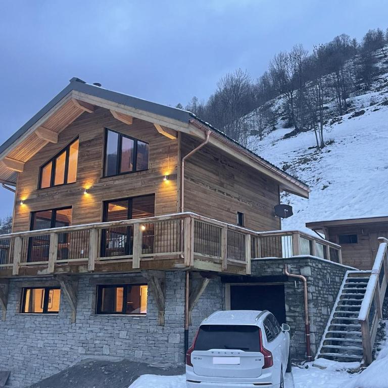 Chalet de standing 12 personnes à Nancroix, avec WIFI et parking privé - FR-1-411-1005 - Chalet - 14