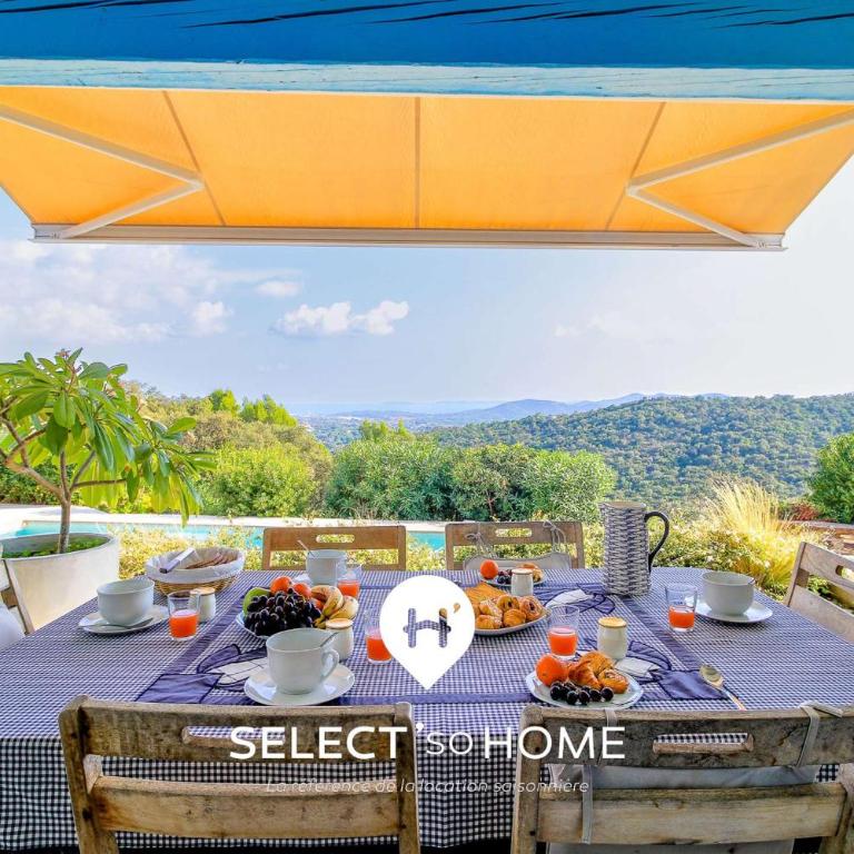 SELECTsoHOME - Villa vue mer avec piscine à Bormes-les-Mimosas - VILLA THALASSA - Three-Bedroom Home - 4
