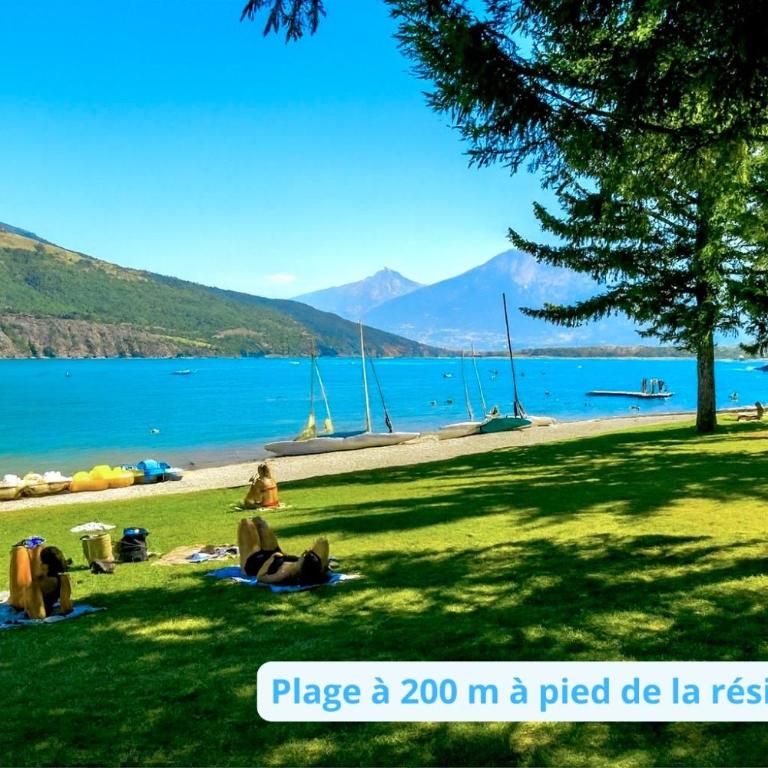 La terrasse au bord du Lac, vue panoramique lac et montagnes , 2 ch, linge et ménage inclus - Appartement - 28