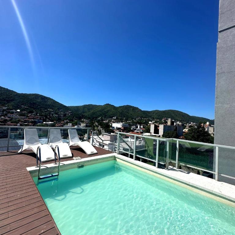 "Depto Centrico Terrazas" con Pileta y Cochera - Apartamento de 2 dormitorios con vistas a la montaña - 15