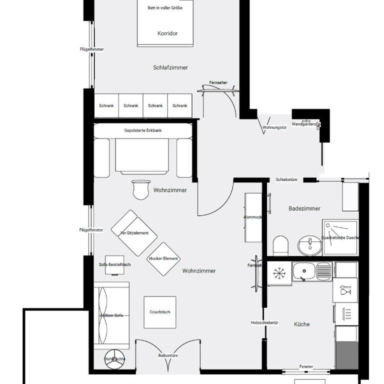 Ferienwohnung Alpentraum - NaturZeit - Apartment mit 1 Schlafzimmer - 11