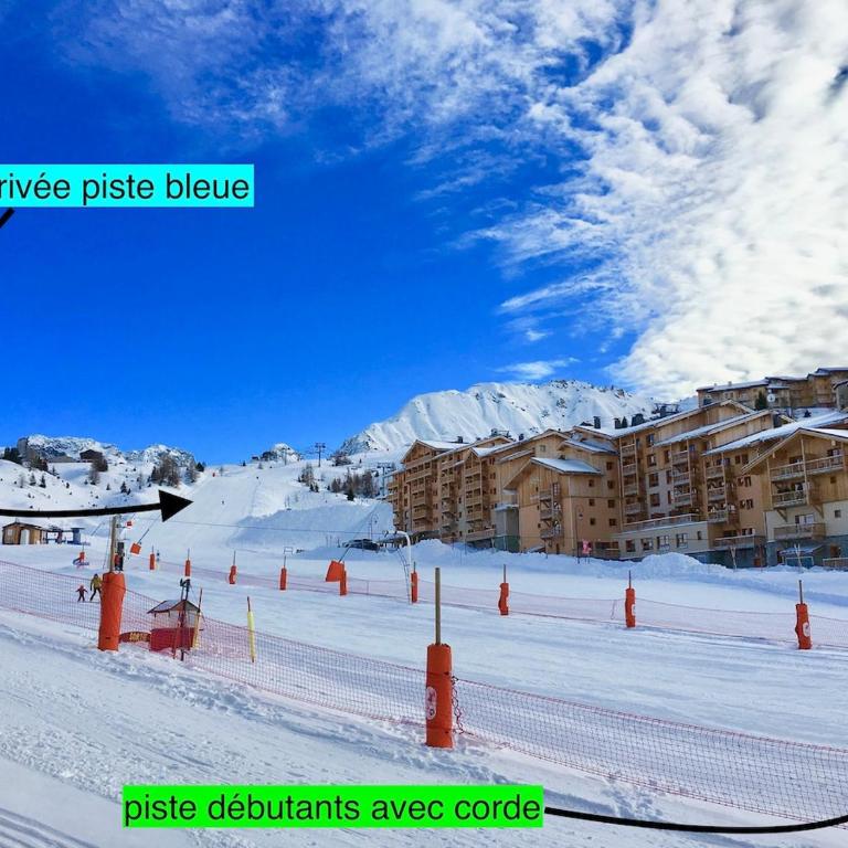 Plagne Soleil 2050 m Ski in and out sleeps 6 - Appartamento con 2 Camere da Letto - 3