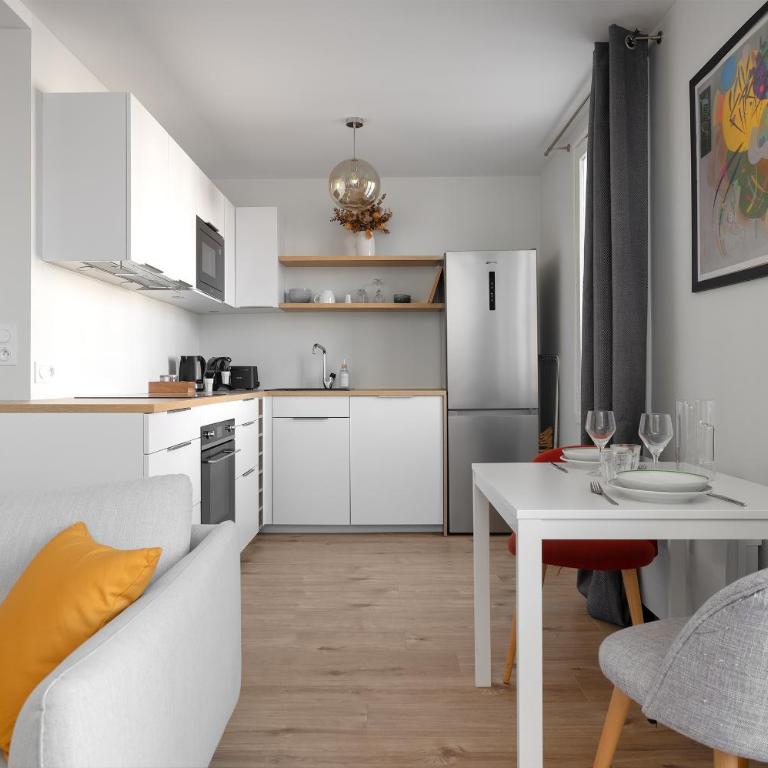 T2 Havre de Paix centre ville Toulouse - Parking privé - Métro & TRAM Palais de justice 2min - One-Bedroom Apartment - 7
