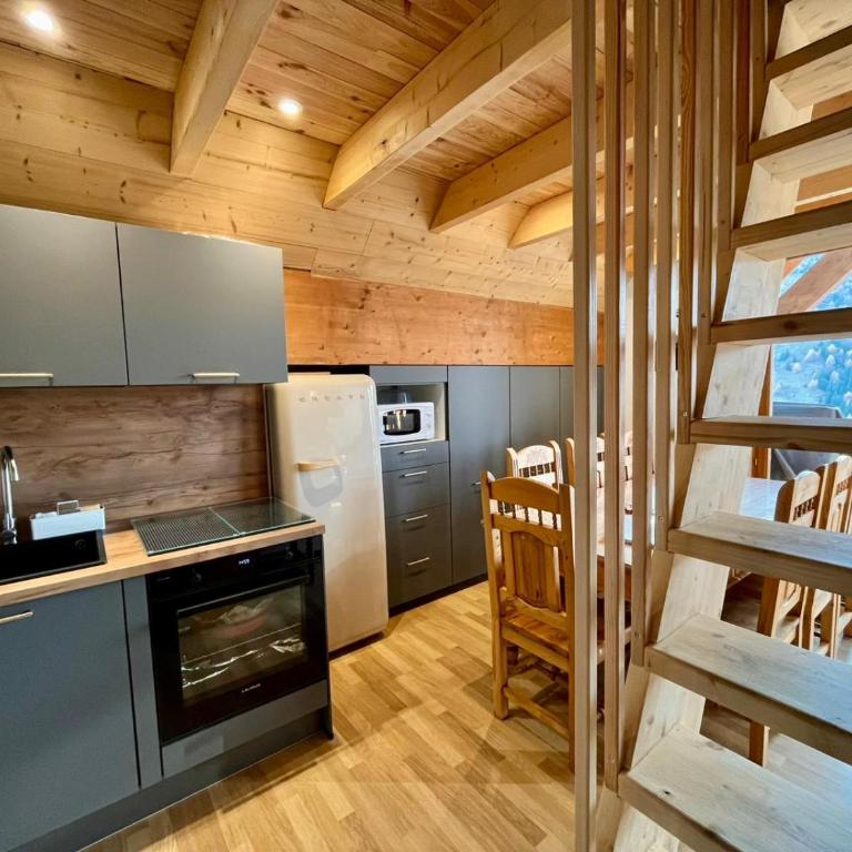 Appartement 8-10 personnes Duplex Agaliette - Valmeinier 1800 - Appartement 3 Chambres avec Balcon - 2