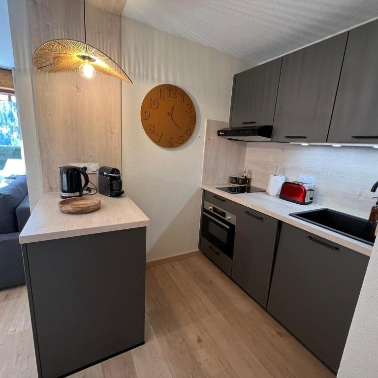 T2 design et cosy à La Clusaz avec terrasse sud et garage privé - FR-1-459-235 - Apartment - 4