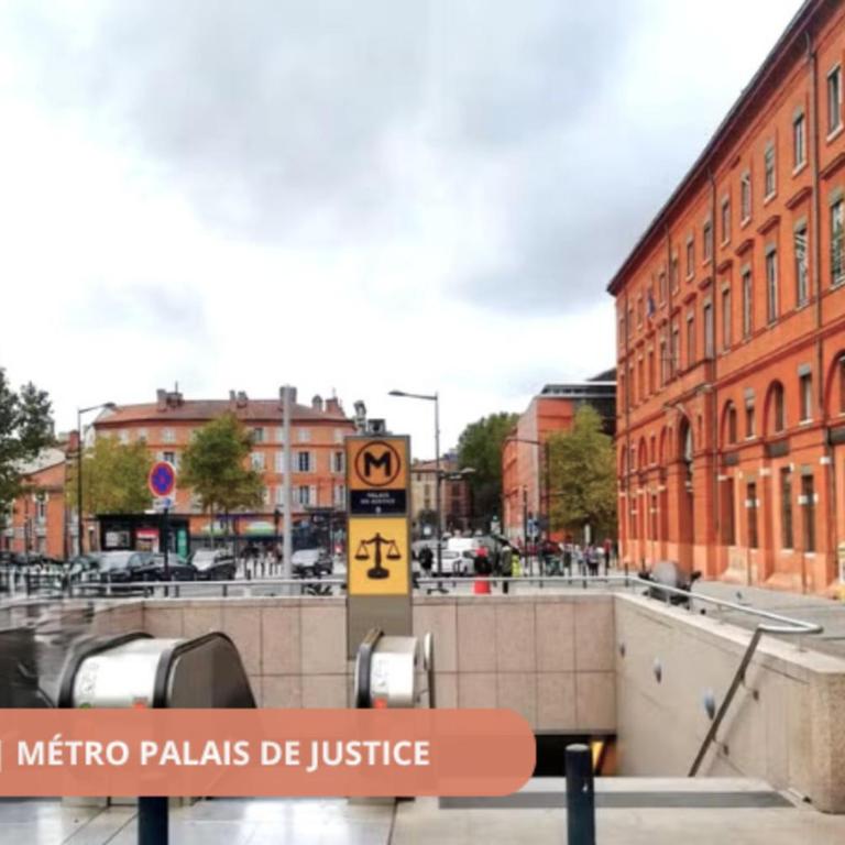 T2 Havre de Paix centre ville Toulouse - Parking privé - Métro & TRAM Palais de justice 2min - One-Bedroom Apartment - 30