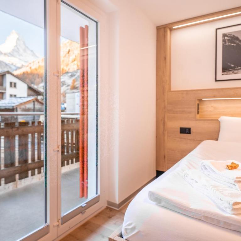 Studio Enzian - Matterhorn Sicht bei der Bergbahn Inspiringplaceszermatt - Apartamento de 1 dormitorio - 5