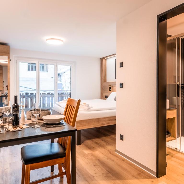 Studio Enzian - Matterhorn Sicht bei der Bergbahn Inspiringplaceszermatt - Apartamento de 1 dormitorio - 11