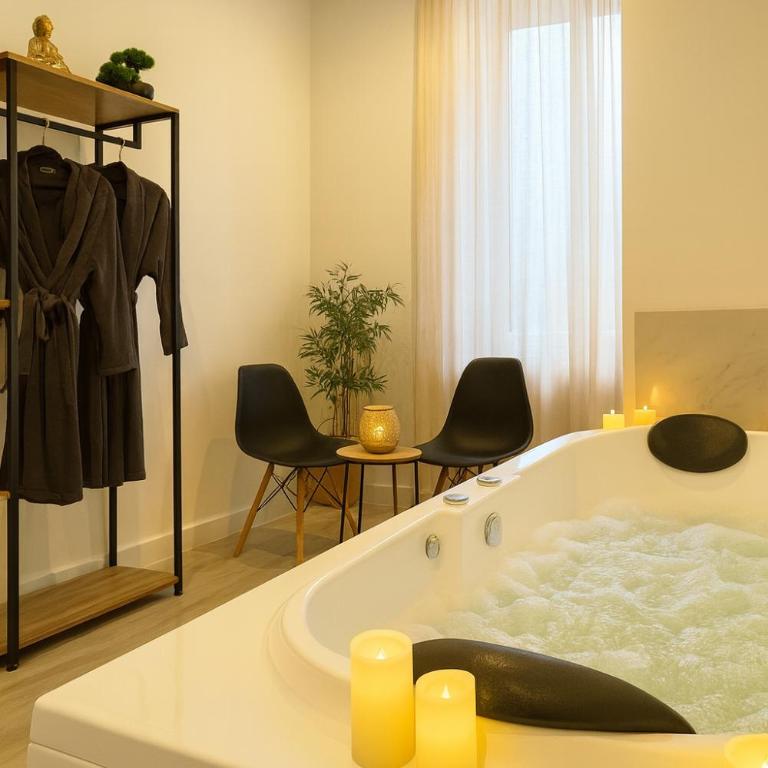 Cinéma & Jacuzzi aux Étoiles - CasaBianca Suite - Appartement 1 Chambre - 9
