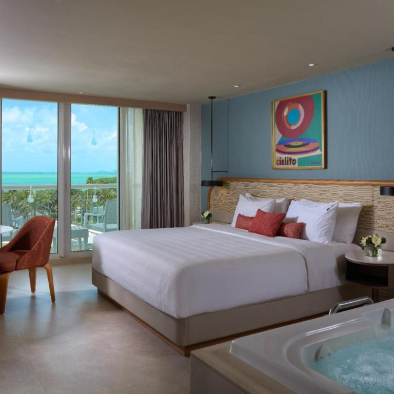 Hard Rock Hotel Cancun - All Inclusive - Deluxe con vistas a la laguna - Cama extragrande - 6