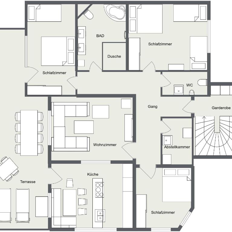 Apart Dahoam - Deluxe Apartment with Three-Bedroom and Mountain View - 35