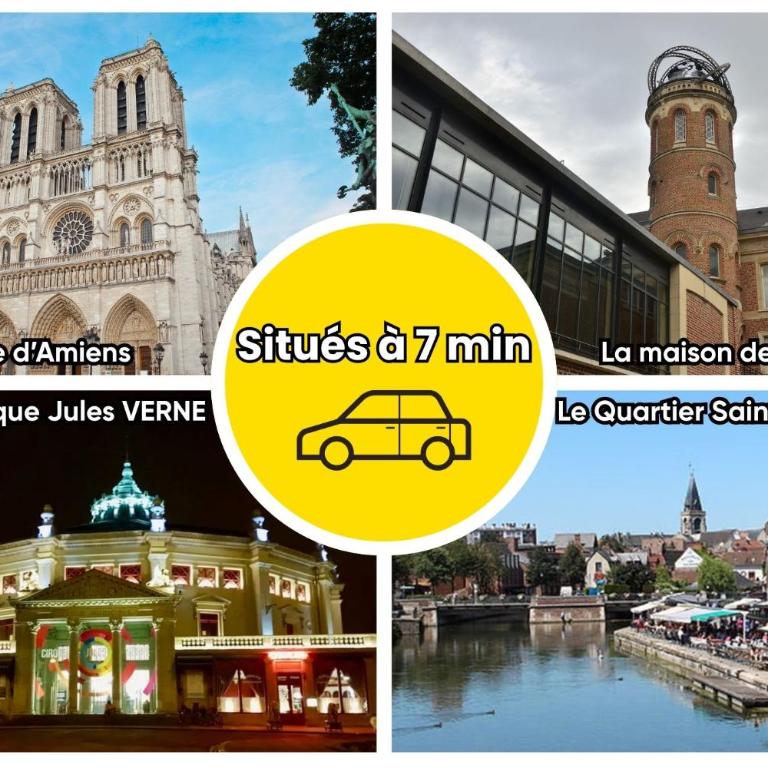 Le Triplex Confort I Parking gratuit I Centre Amiens - Haus mit 2 Schlafzimmern - 39
