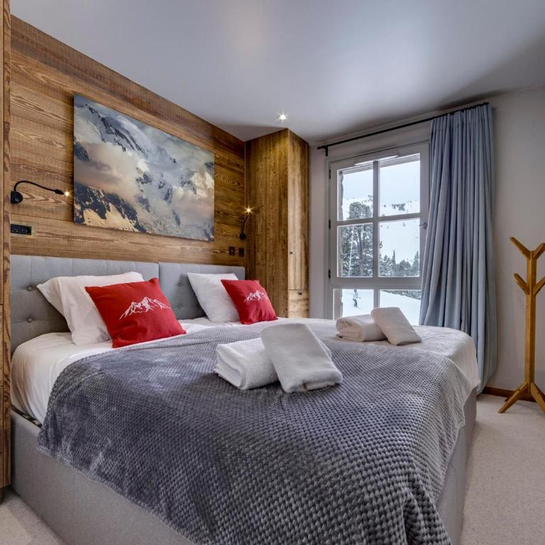 Appartement skis aux pieds Arc 1950 avec Wi-Fi et bien-être - Three-Bedroom Apartment - 4