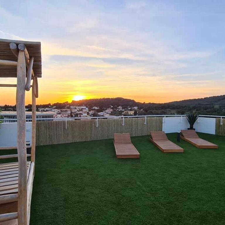 L'horizon T4 vue mer rooftop balcon garages - Appartement - 37