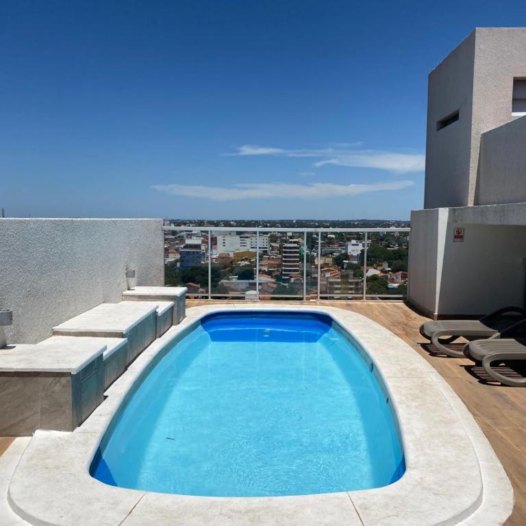 Equipped studio, balcony and garage - Asuncion - One-Bedroom Apartment - 2