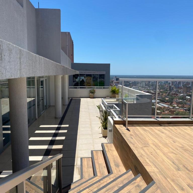 Equipped studio, balcony and garage - Asuncion - One-Bedroom Apartment - 3