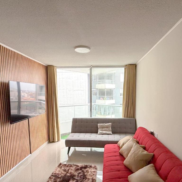 Dpto exclusivo en San Miguel con piscina y gym - Three-Bedroom Apartment with Balcony - 18