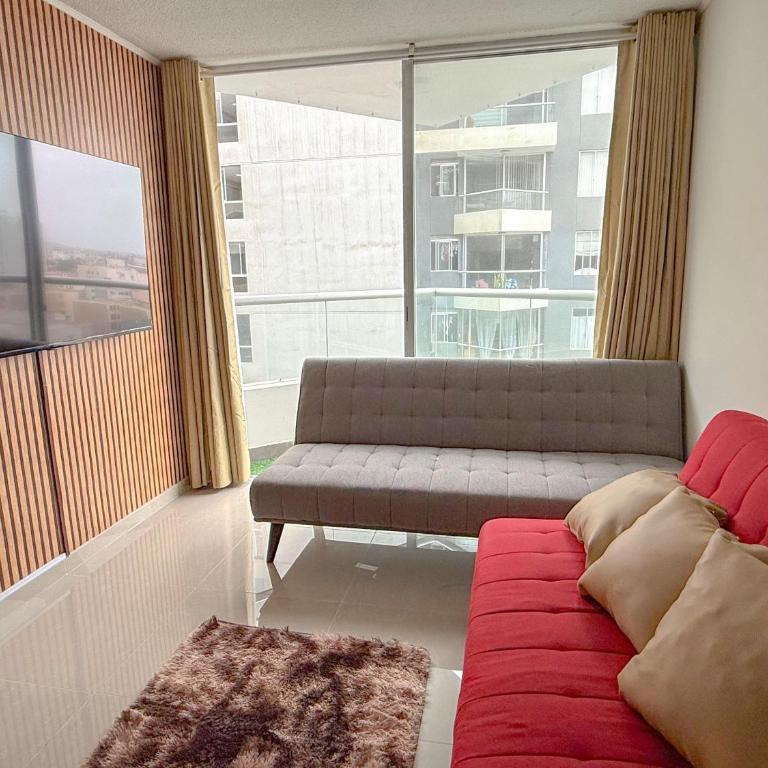 Dpto exclusivo en San Miguel con piscina y gym - Three-Bedroom Apartment with Balcony - 26