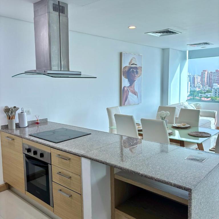 Apartamento entero amoblado con excelente ubicación en Barranquilla - Apartamento Superior con vistas a la ciudad - 5