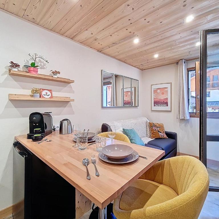 Studio cozy au pied des pistes avec balcon sud, pour 4 personnes - FR-1-832-3 - Estudio - 7
