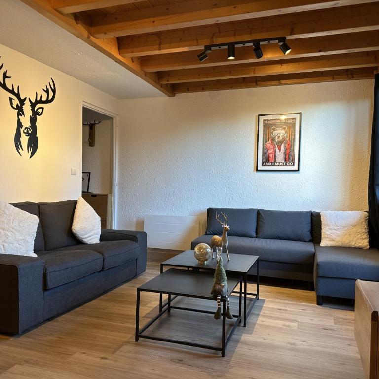 Duplex 4 chambres, centre à 4min, skibus à la porte, WiFi - FR-1-836-53 - Apartment - 3