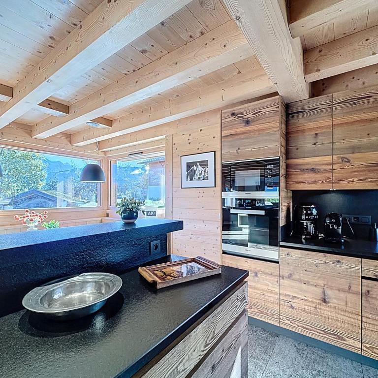 Duplex neuf avec terrasse face au Mont Blanc, 3 chambres et mezzanine, à 3 km du centre de Combloux - Appartement 3 Chambres - 7