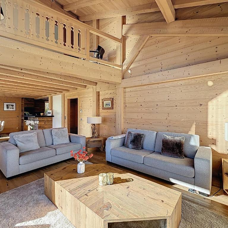 Duplex neuf avec terrasse face au Mont Blanc, 3 chambres et mezzanine, à 3 km du centre de Combloux - Appartement 3 Chambres - 10