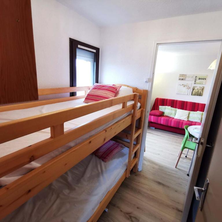Location 2 pièces cabine, pied des pistes, balcon, 4-6 pers, proche ESF et commodités - Appartement 1 Chambre - 7