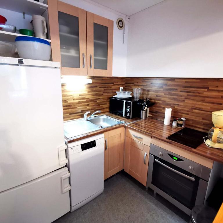 Charmant 2P cabine face aux pistes, cœur de station, proche centre aquatique - Balcon, ascenseur - Appartement 1 Chambre - 14