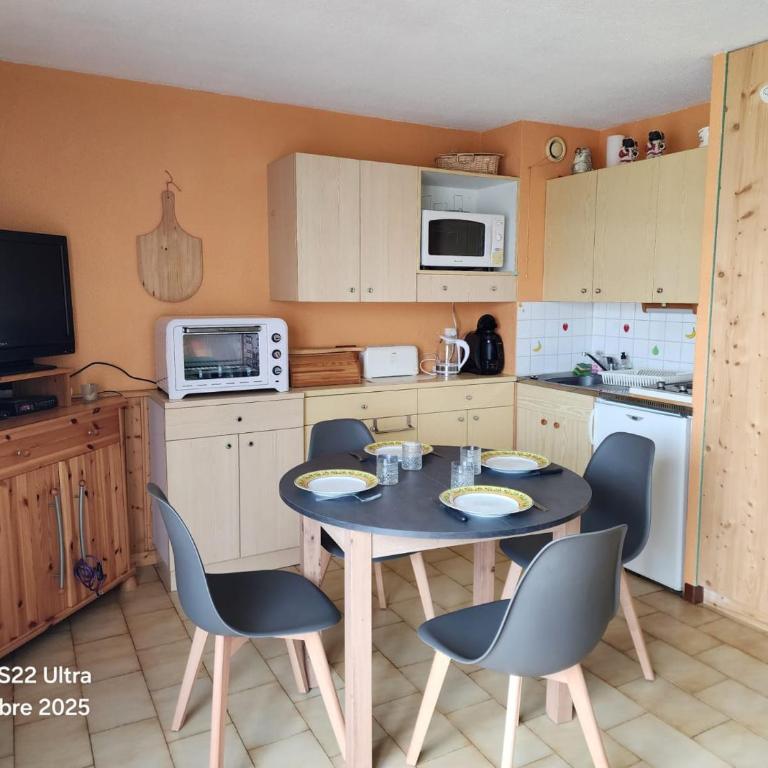 Studio confortable à 200m des pistes avec balcon et TV - Animaux interdits - Appartement 1 Chambre - 1