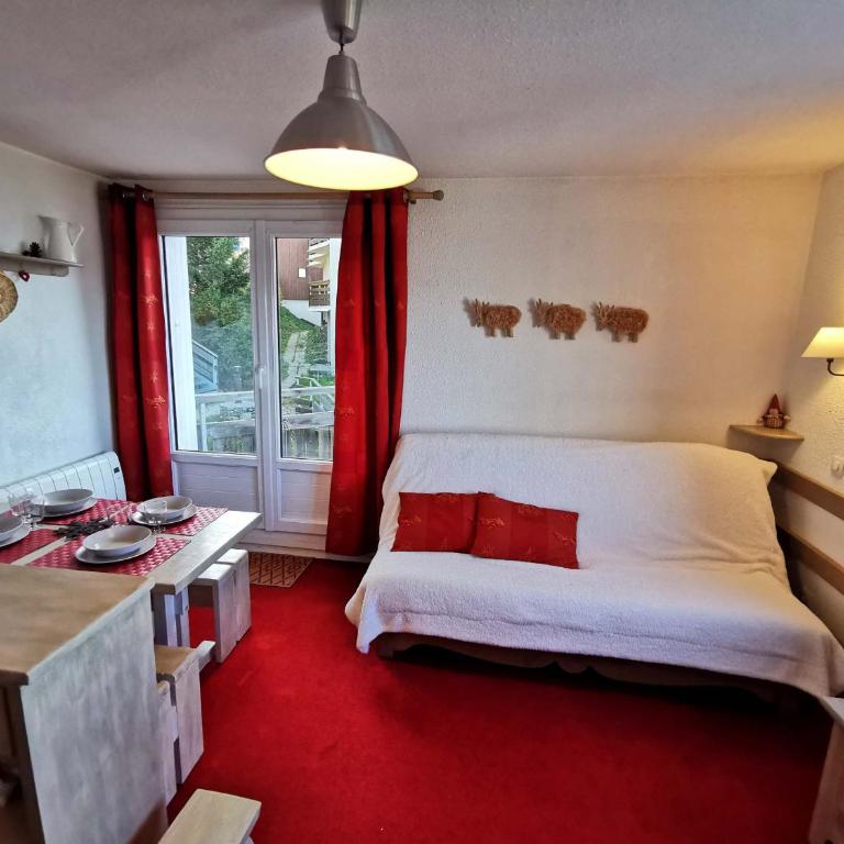 Studio cabine supérieur proche pistes, 4 pers, balcon sud, casier à ski - Appartamento con 1 Camera da Letto - 5
