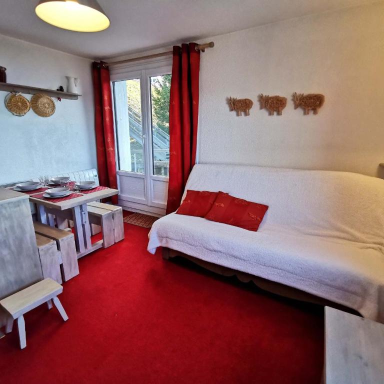 Studio cabine supérieur proche pistes, 4 pers, balcon sud, casier à ski - Appartamento con 1 Camera da Letto - 6