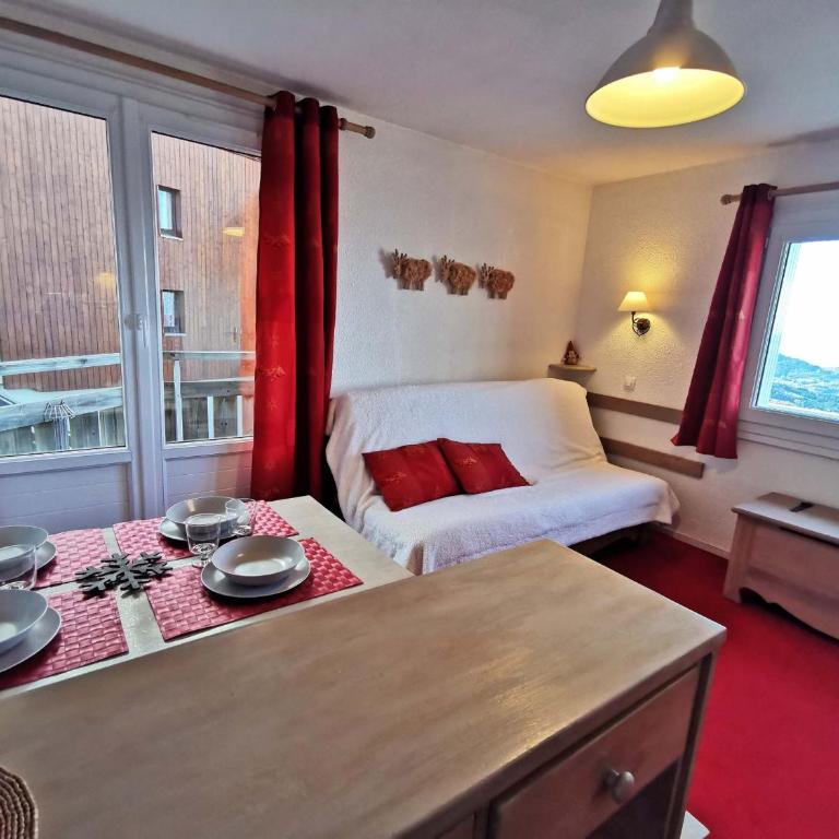 Studio cabine supérieur proche pistes, 4 pers, balcon sud, casier à ski - Appartamento con 1 Camera da Letto - 10