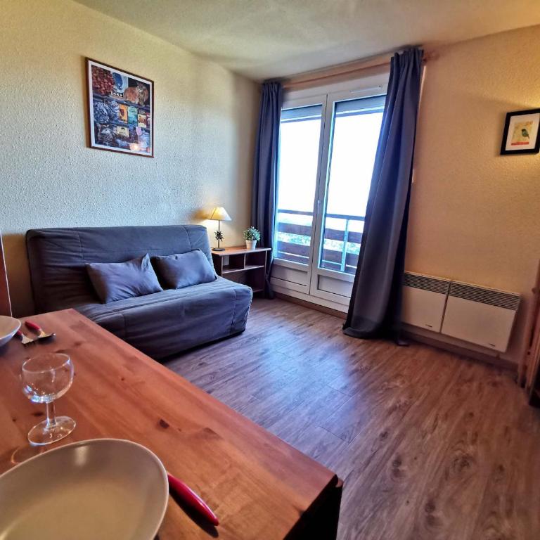 2 Pièces Cabine Pied des Pistes - 4 Lits Superposés, Animaux Admis - Appartement 1 Chambre - 15