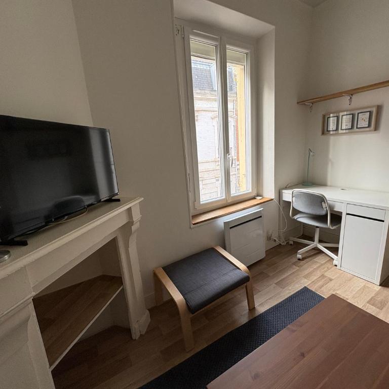 Reims Hyper-Centre Charmant Appartement à 2 pas de la Cathédrale - Appartement 1 Chambre Deluxe - Vue sur Ville - 5