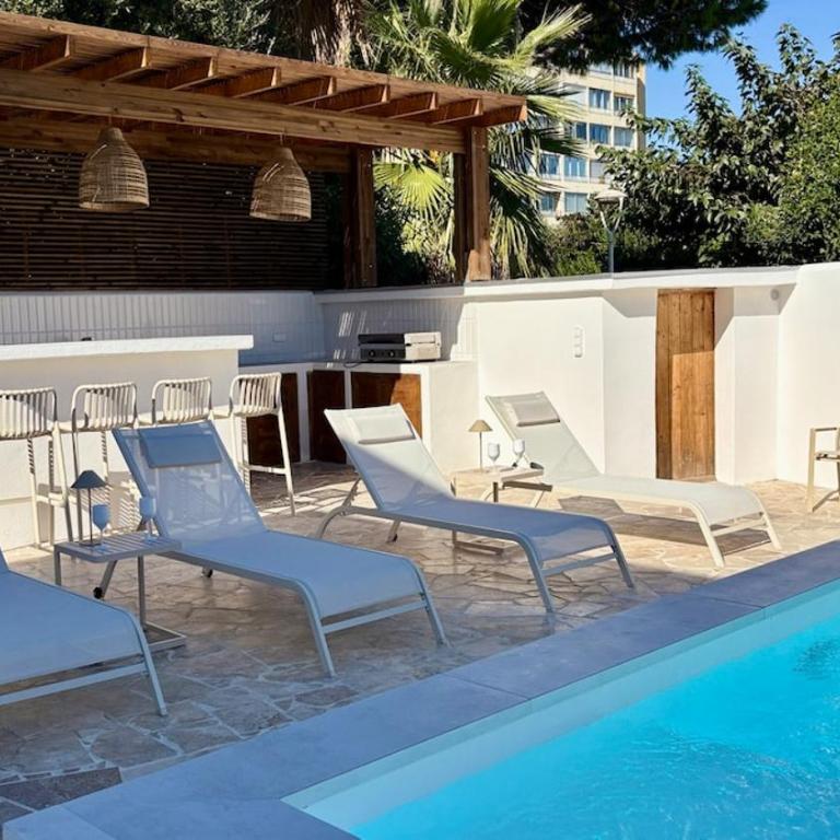 Villa premium, tribu friendly, vaste patio & piscine - Villa - 70