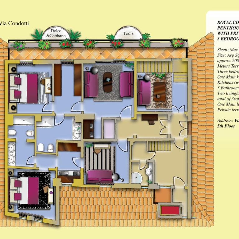 The Inn at the Spanish Steps Exclusive Collection - The Pearl Penthouse - Appartamento Attico - 3