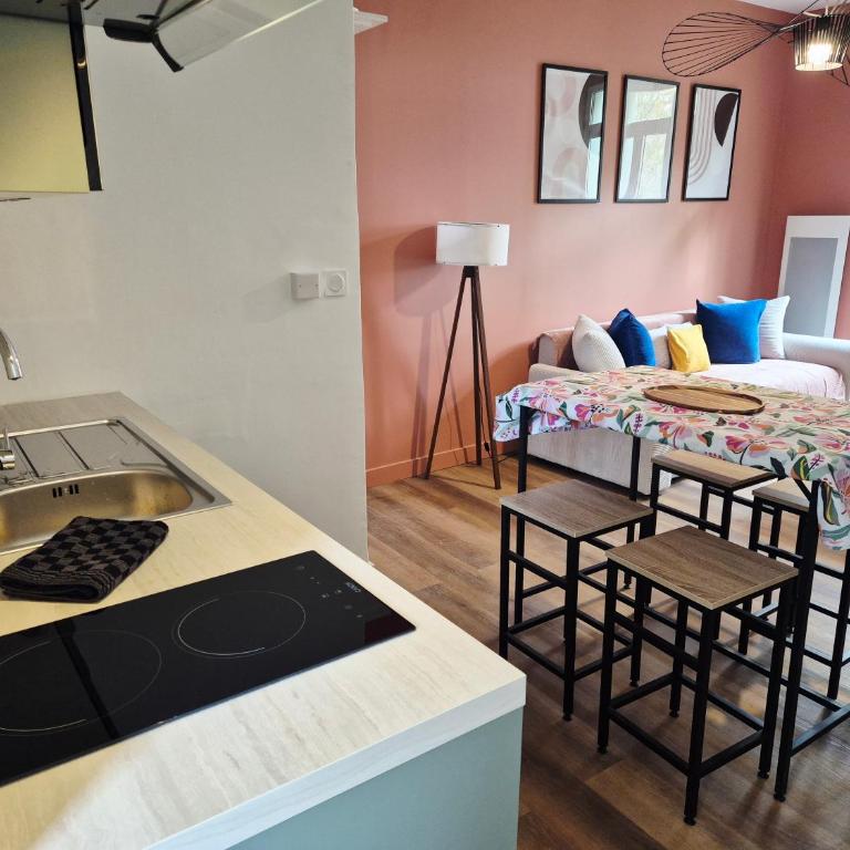 Cosy studio, centre ville Narbonne - Appartamento Monolocale con Balcone - 1