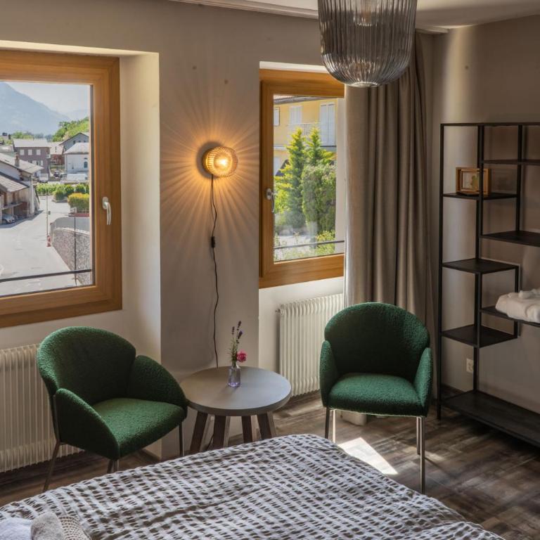 BnB Feuille de Vigne - Zimmer mit Kingsize-Bett - 26