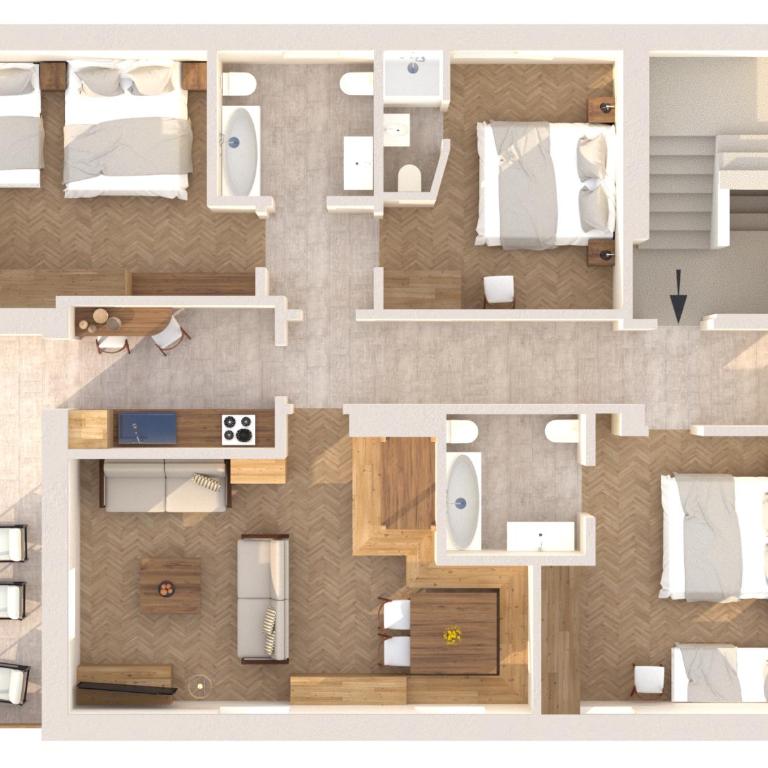 Apartments Heritage House Margherita - Appartamento (6-8 Adulti) - 12