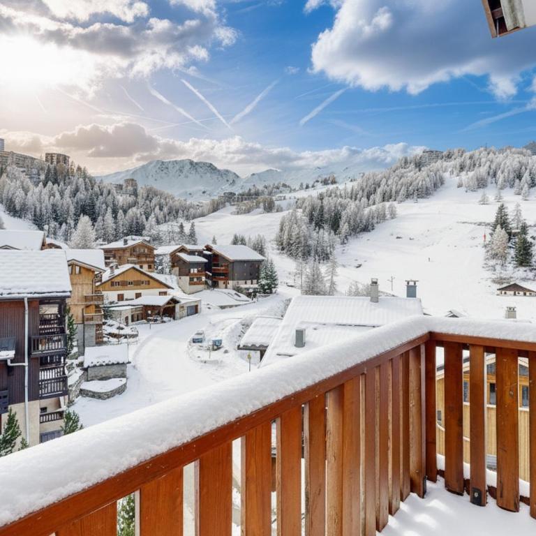 Les Arolles - La Plagne 1800 - Apartment mit 4 Schlafzimmern und einem Balkon - 17