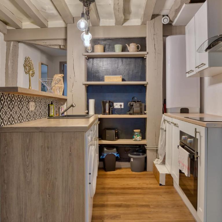 Le Nid Vouté avec terrasse situé au Coeur de Rouen - Apartment mit 1 Schlafzimmer - 3