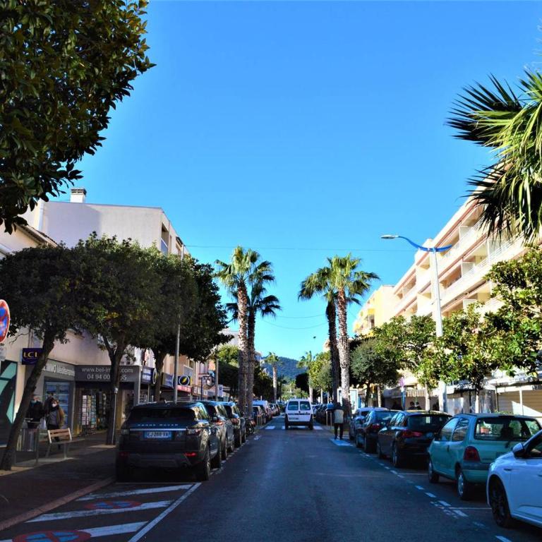 Appartement T2 climatisé à Cavalaire, parking privé, proche centre et plages, balcon au calme - FR-1-226B-110 - Appartement - 12