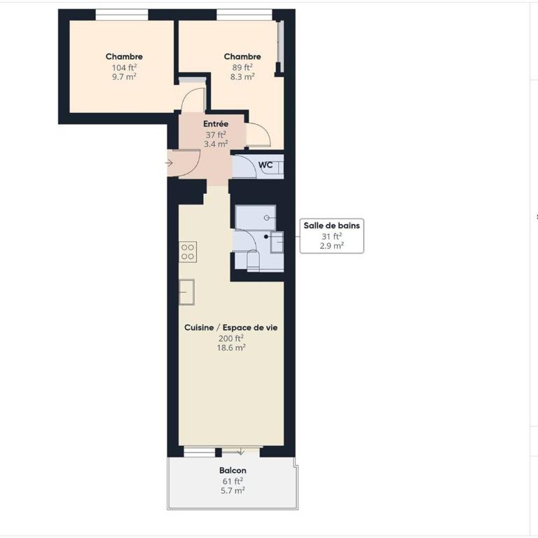 3 pièces centre station La Rosière 6 pers - FR-1-398-688 - Appartement - 8
