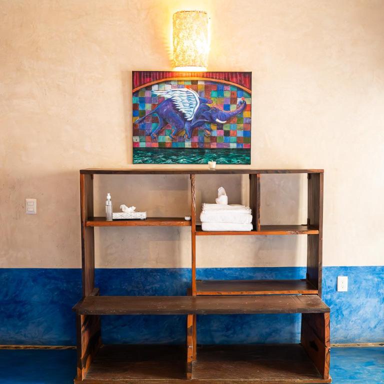 La Posada del Sol Boutique Hotel Tulum - Habitación con 2 camas dobles y vistas parciales al mar - 4