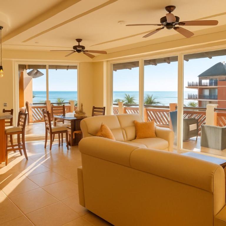 Beachfront in a peaceful Resort 8mi from Puerto Escondido - Apartamento de 2 dormitorios con vistas parciales al océano - 17