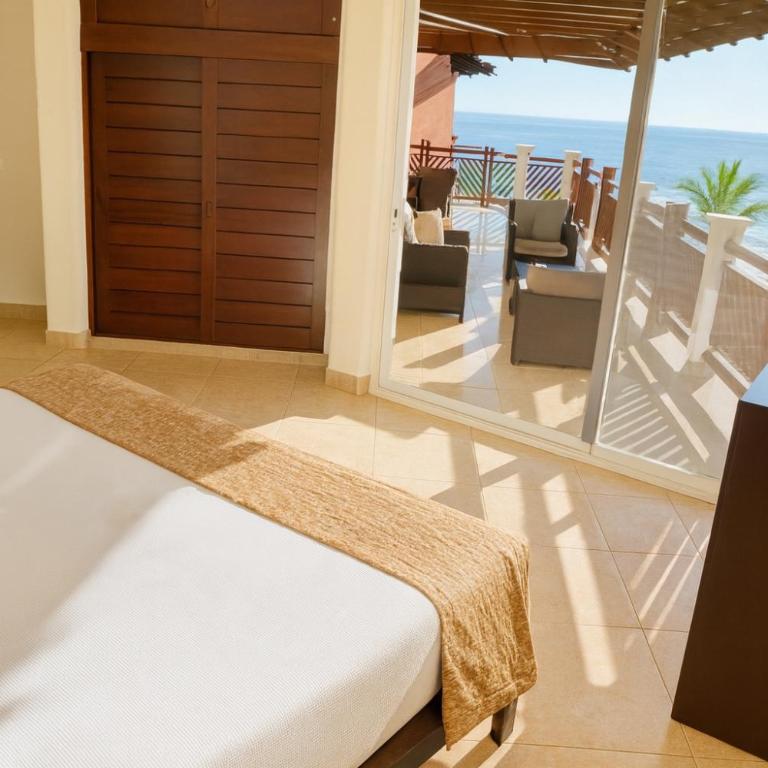 Beachfront in a peaceful Resort 8mi from Puerto Escondido - Apartamento de 2 dormitorios con vistas parciales al océano - 11