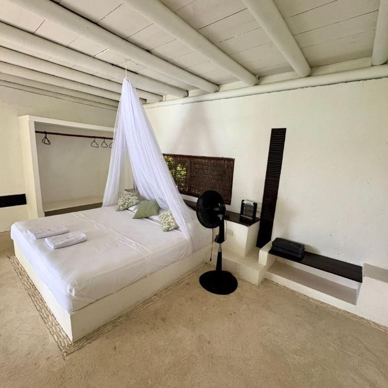 Isla Única- Islas del Rosario - Habitación con cama grande y vistas al mar - 8