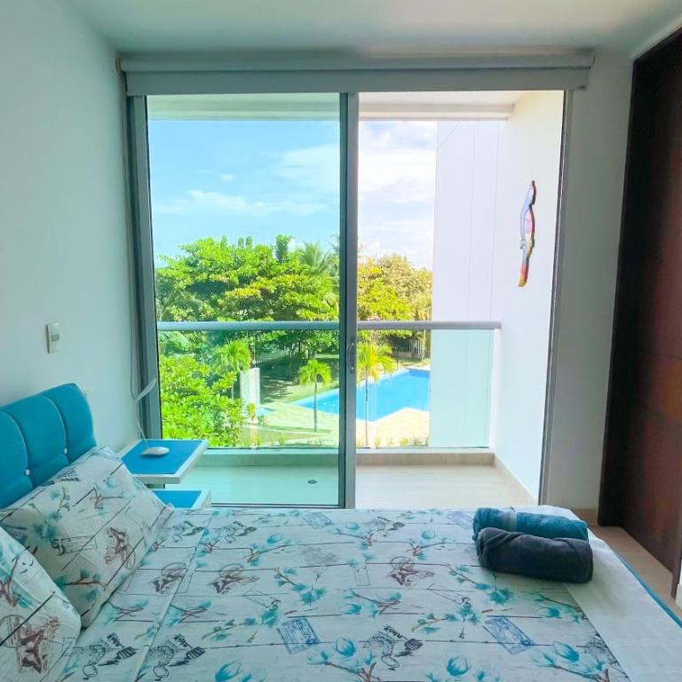 Hermoso Apartamento Frente al Mar 3 Habitaciones MSC34 - Three-Bedroom Apartment - 13