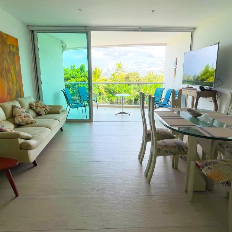 Hermoso Apartamento Frente al Mar 3 Habitaciones MSC34 - Three-Bedroom Apartment - 6